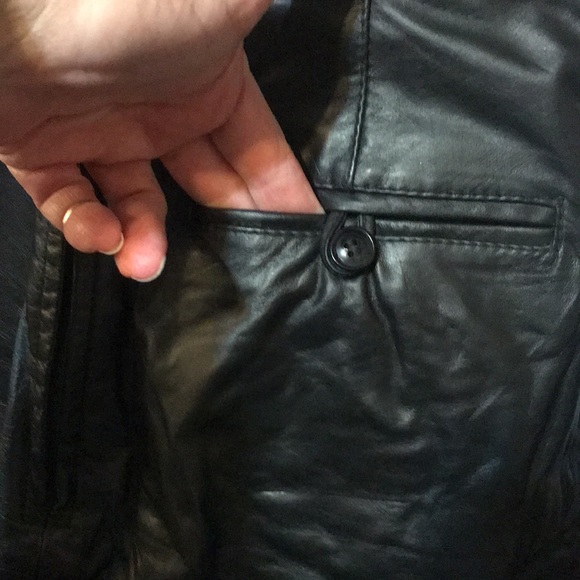 like new black leather buttery soft Wilson’s leather vintage - Picture 3 of 16